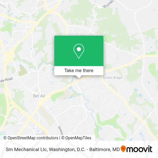 Sm Mechanical Llc map