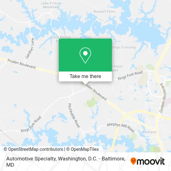 Automotive Specialty map
