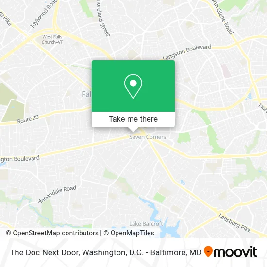 The Doc Next Door map