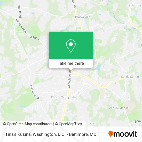 Tina's Kusina map