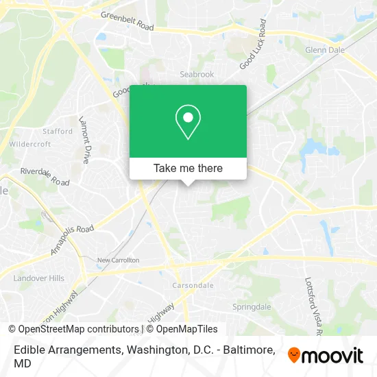 Edible Arrangements map