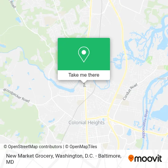 New Market Grocery map