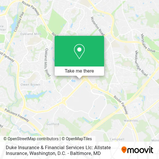 Duke Insurance & Financial Services Llc: Allstate Insurance map