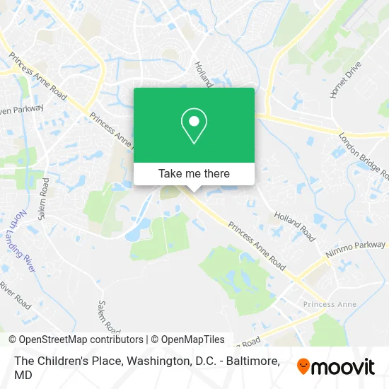 The Children's Place map