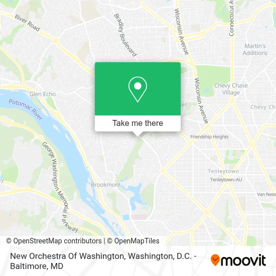 New Orchestra Of Washington map