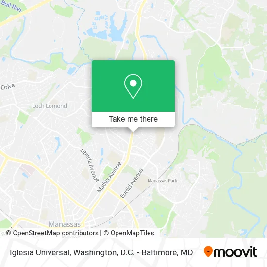 Iglesia Universal map