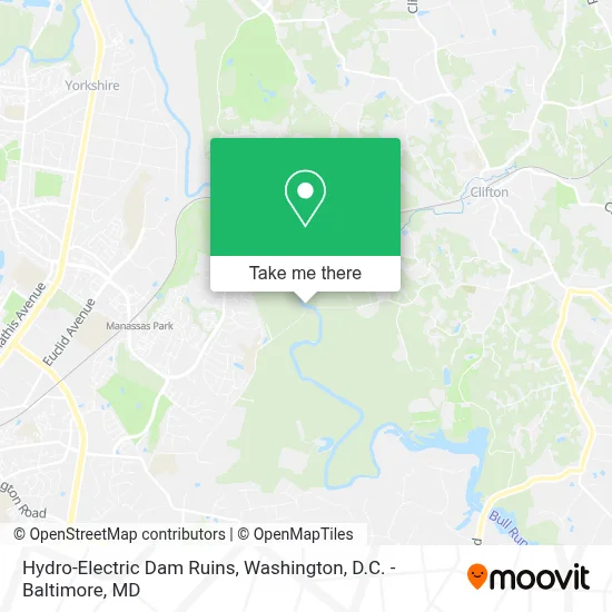 Hydro-Electric Dam Ruins map