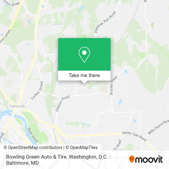 Bowling Green Auto & Tire map