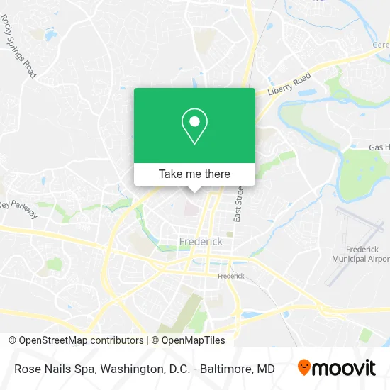Rose Nails Spa map