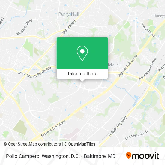 Pollo Campero map