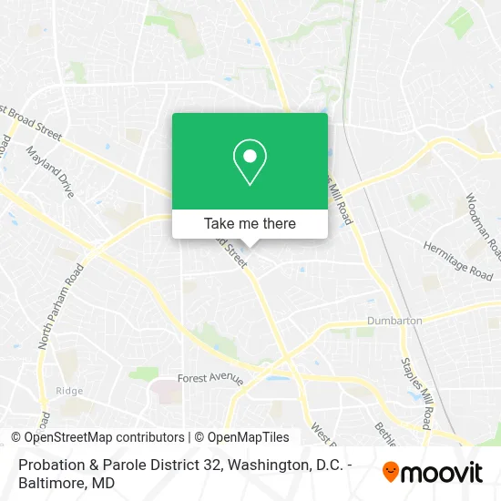 Probation & Parole District 32 map