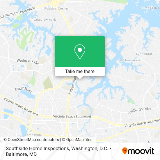 Southside Home Inspections map