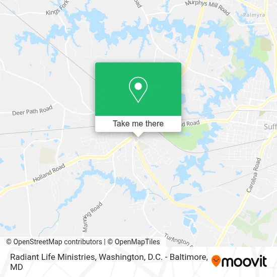 Radiant Life Ministries map