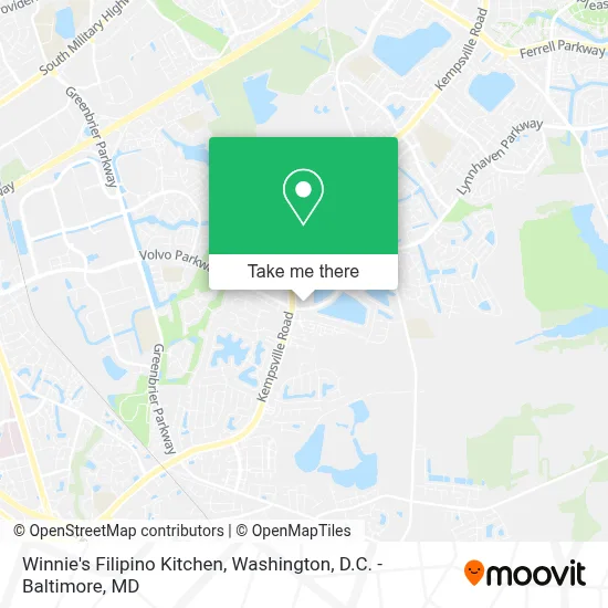 Winnie's Filipino Kitchen map
