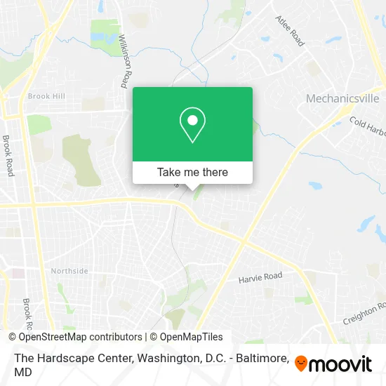 The Hardscape Center map