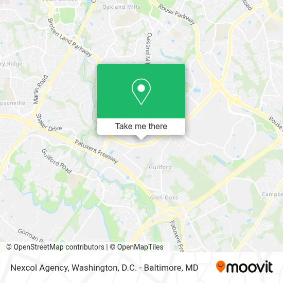 Nexcol Agency map