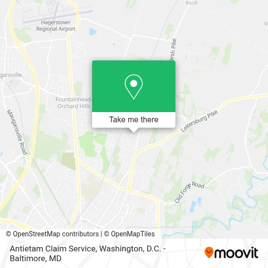 Antietam Claim Service map