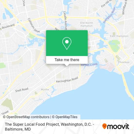 The Super Local Food Project map