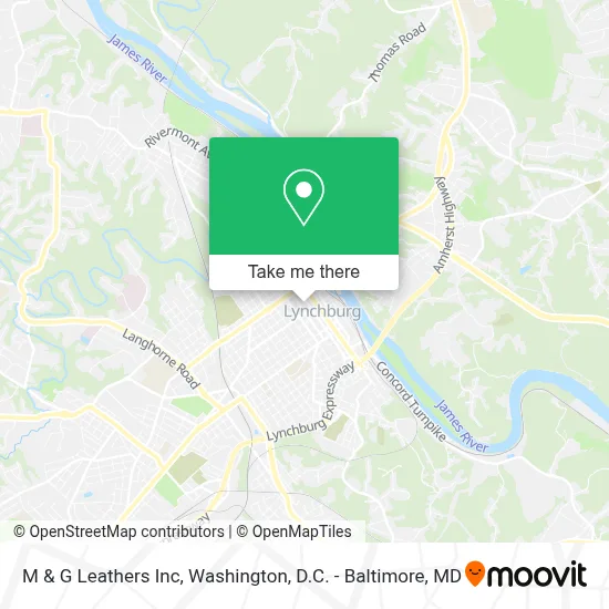 M & G Leathers Inc map