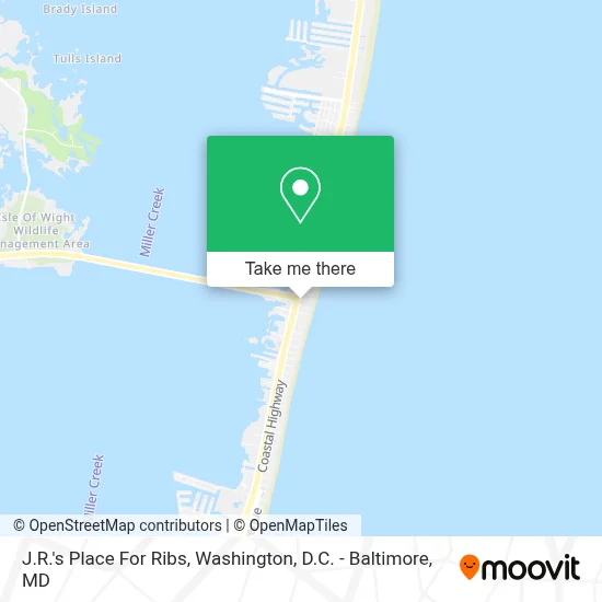 J.R.'s Place For Ribs map