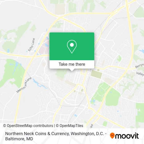 Northern Neck Coins & Currency map