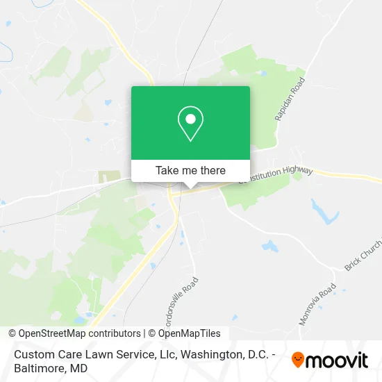 Custom Care Lawn Service, Llc map