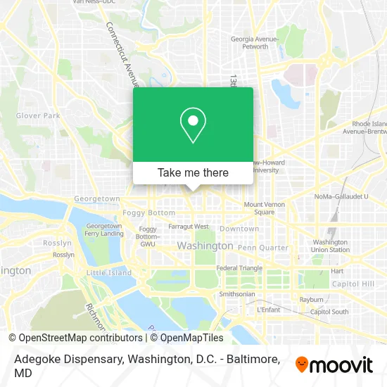 Adegoke Dispensary map