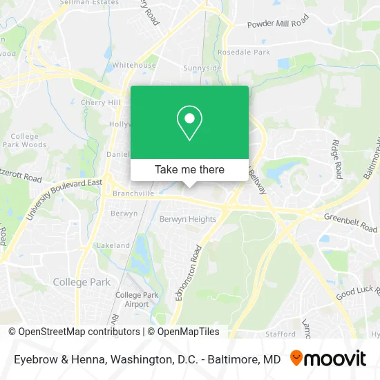 Eyebrow & Henna map