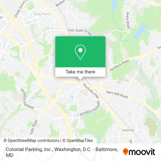 Colonial Parking, Inc. map