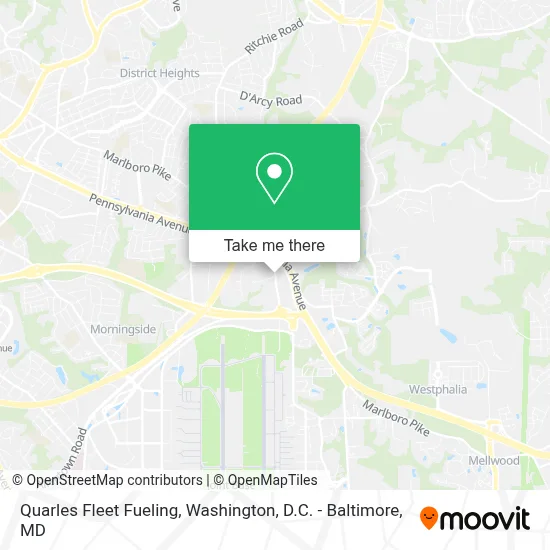 Quarles Fleet Fueling map