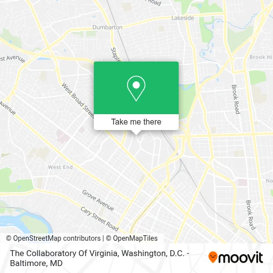 The Collaboratory Of Virginia map