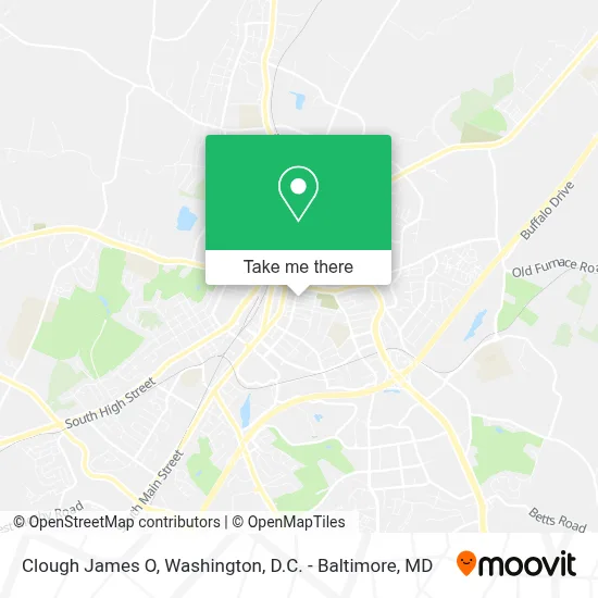 Clough James O map