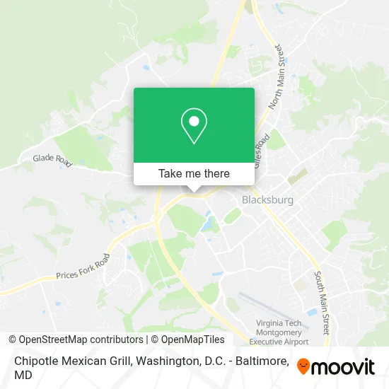 Chipotle Mexican Grill map