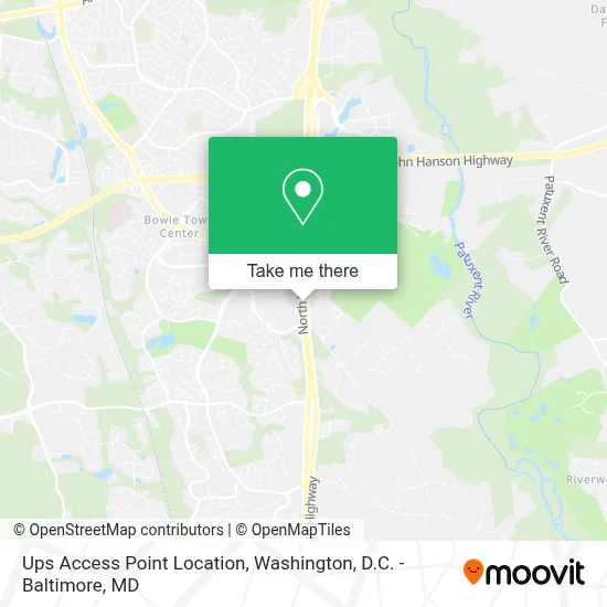 Ups Access Point Location map