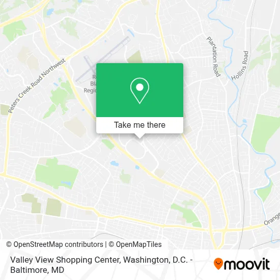Valley View Shopping Center map