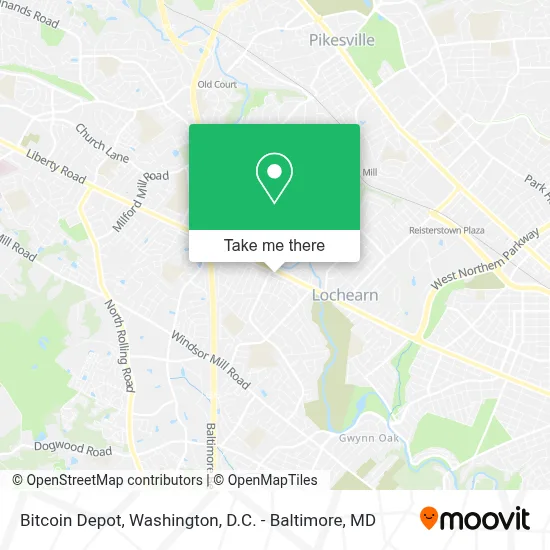 Bitcoin Depot map