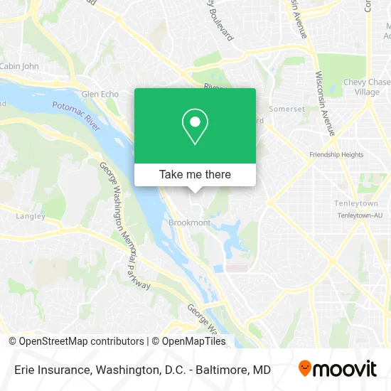 Erie Insurance map