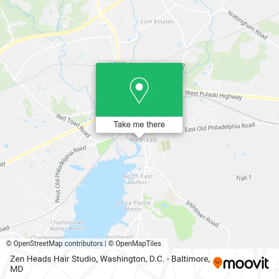 Zen Heads Hair Studio map