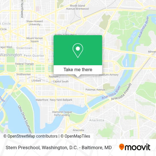 Stem Preschool map