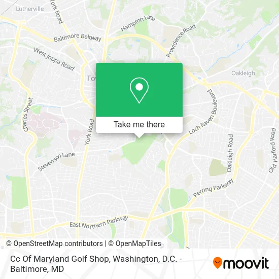 Cc Of Maryland Golf Shop map