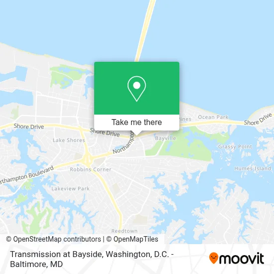 Transmission at Bayside map