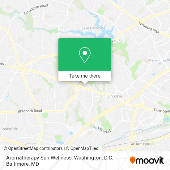 Aromatherapy Sun Wellness map