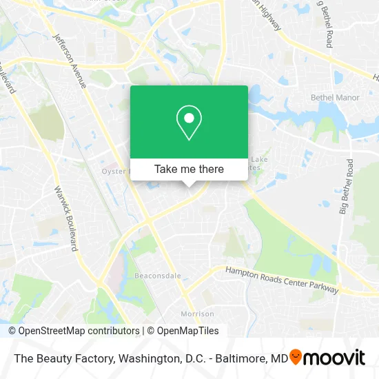 The Beauty Factory map