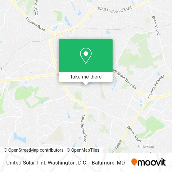 United Solar Tint map