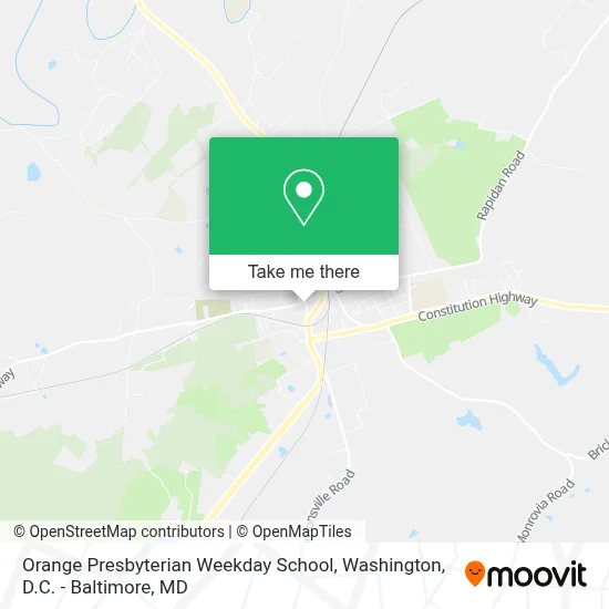 Orange Presbyterian Weekday School map