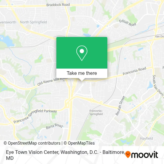 Eye Town Vision Center map