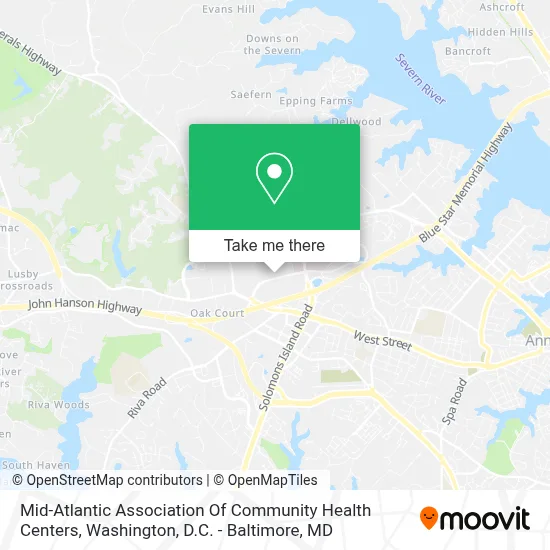 Mid-Atlantic Association Of Community Health Centers map