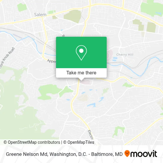 Greene Nelson Md map