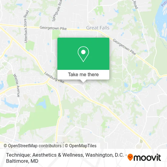 Technique: Aesthetics & Wellness map