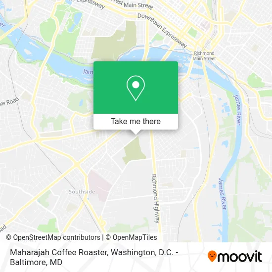 Maharajah Coffee Roaster map